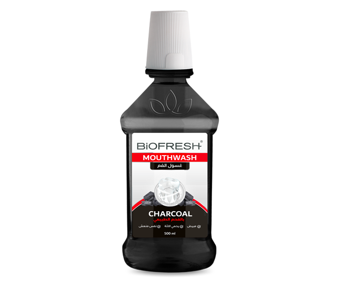 Charcoal-mouthwash